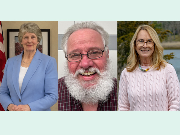 From left, Judith Whiteside Jim Munise, and Sarah Corbitt
