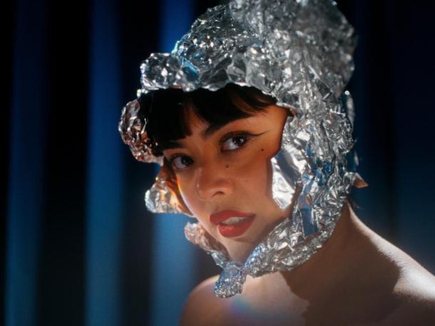 Lead singer Amber Lawson in a still from "Eye-Catching Silver." Photos source: Pinklids