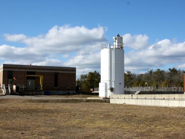 Sewer plant stock photo.