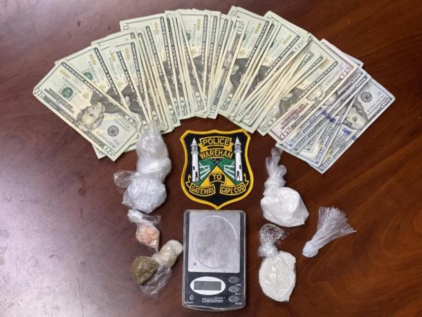 Items seized during the operation. Photo source: Wareham Police Department