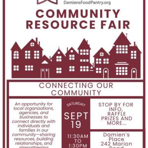Damien's Pantry Community Resource Fair