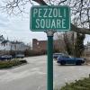 Pizzoli Square, one of many public parking spots Slavin says could help businesses. Photo by Brandy Muz