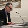 Superintendent Matt D’Andrea added his snow day address to the 48 hour businesses section of the Thursday, March 6 School Committee meeting. Photo by Brandy Muz