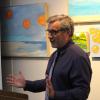 Library Director Patrick Marshall gives a closing statement that's one for the books. Photos by Brandy Muz