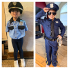 Mia as police officer