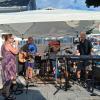 Band performs porch fest