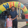 Second grader Navya Patel's favorite sport is soccer, and she's looking forward to playing games in P.E. this year. Photo by Tanvi Kulkarni